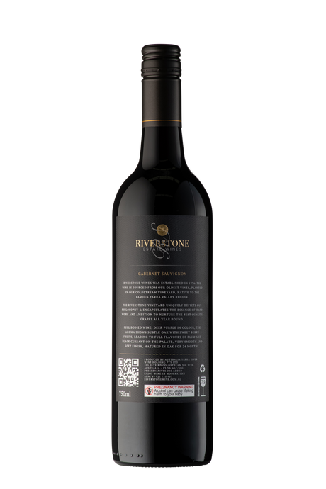 6-Pack 2022 Riverstone Estate Cabernet Sauvignon Red Wine - 750ml Bottle