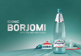 Borjomi Naturally Carbonated Sparkling Mineral Water Glass Bottle - 500ml (Product of Georgia)