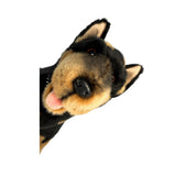 Bocchetta Rex 28cm Sitting Kelpie Plush Toy - Black/Tan (Australian Stuffed Animal Dog Gift)