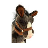 Bocchetta Rimsky 30cm Clydesdale Horse Plush Toy (Realistic Stuffed Animal Farm Gift)