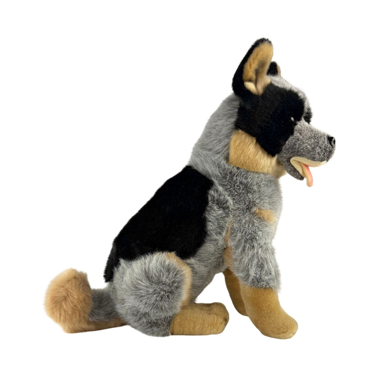 Bocchetta Rocky 41cm Sitting Blue Heeler Cattle Dog Plush Toy (Australian Stuffed Animal Gift)