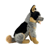 Bocchetta Rocky 41cm Sitting Blue Heeler Cattle Dog Plush Toy (Australian Stuffed Animal Gift)