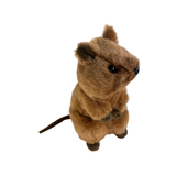Bocchetta Roger 28cm Standing Quokka Plush Toy (Australian Stuffed Animal Souvenir Gift)
