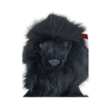 Bocchetta Romeo 30cm Crouching Poodle Plush Toy - Black (Realistic Stuffed Animal Dog Gift)