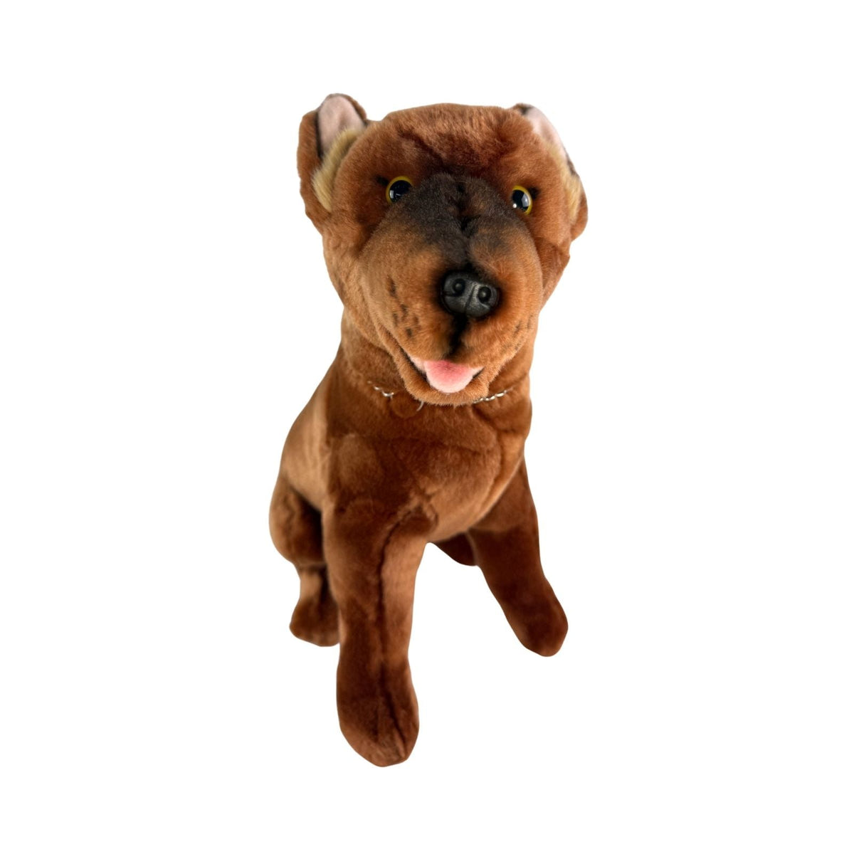 Bocchetta Ruby 28cm Sitting Kelpie Plush Toy - Red (Australian Stuffed Animal Dog Gift)