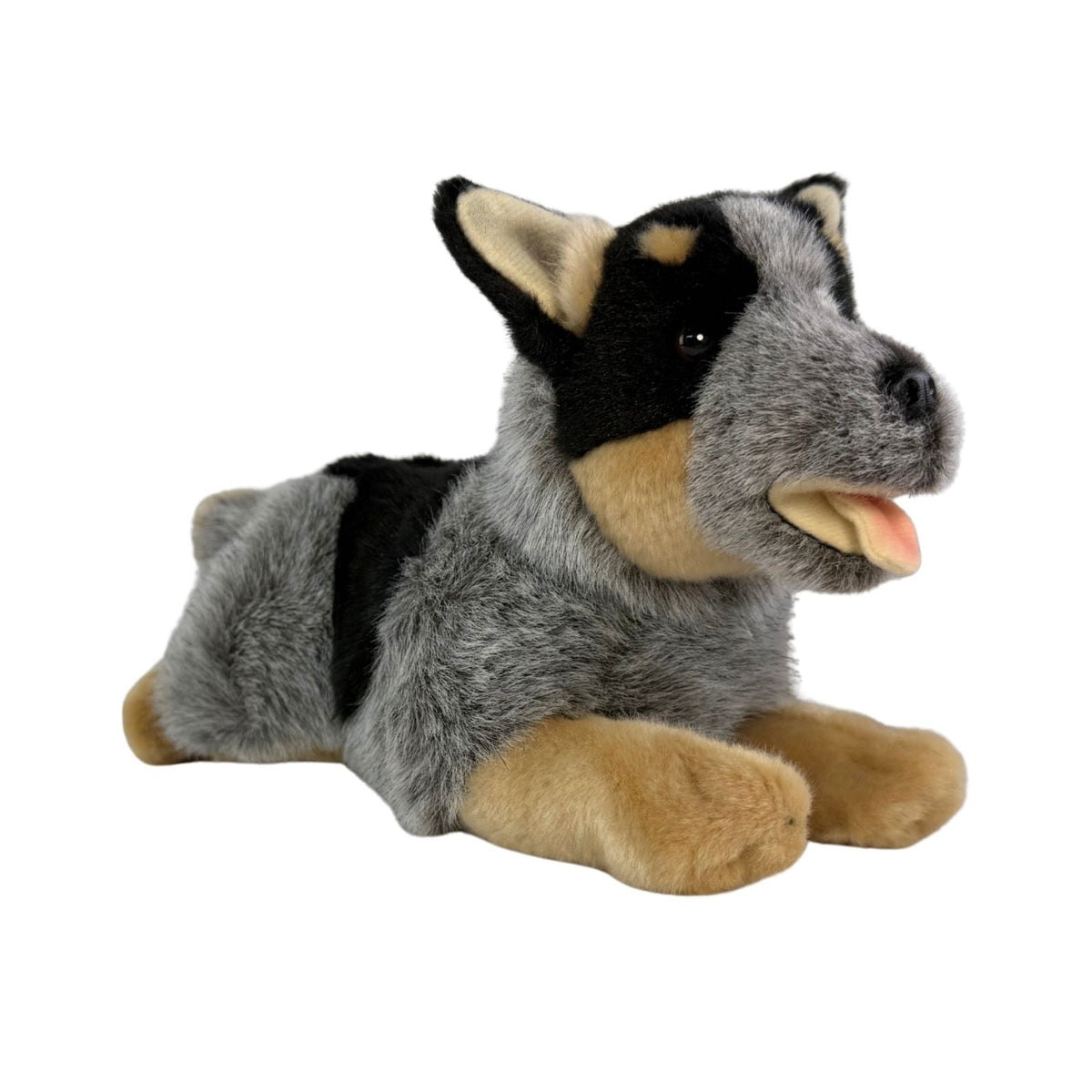 Bocchetta Rusty 28cm Floppy Blue Heeler Cattle Dog Puppy Plush Toy (Australian Stuffed Animal Gift)