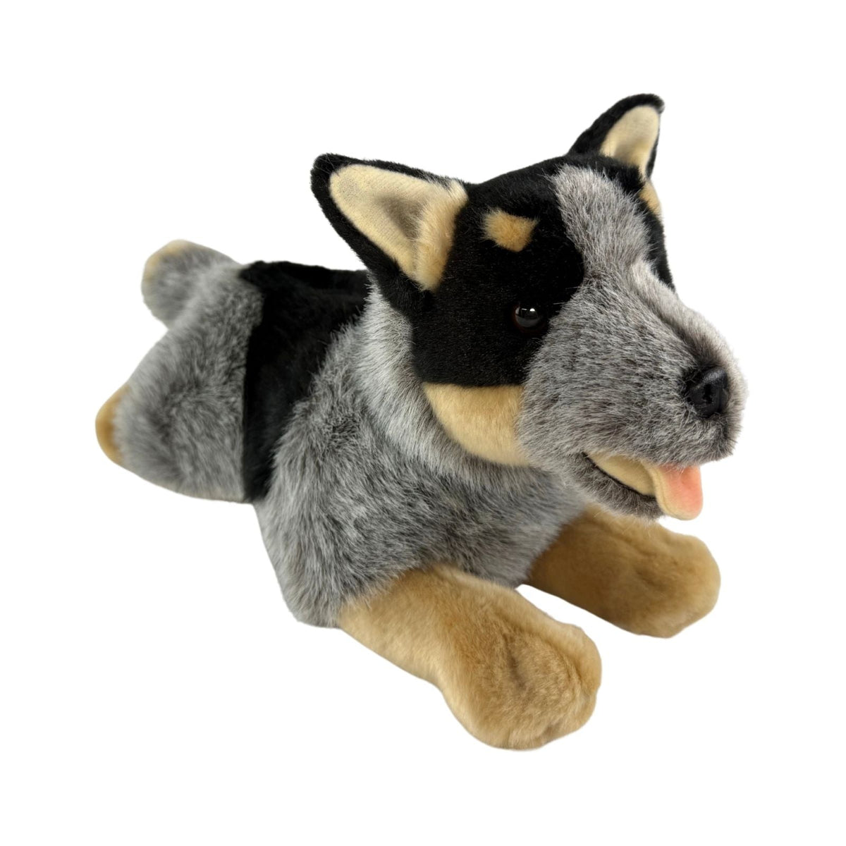 Bocchetta Rusty 28cm Floppy Blue Heeler Cattle Dog Puppy Plush Toy (Australian Stuffed Animal Gift)