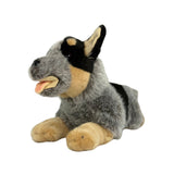 Bocchetta Rusty 28cm Floppy Blue Heeler Cattle Dog Puppy Plush Toy (Australian Stuffed Animal Gift)