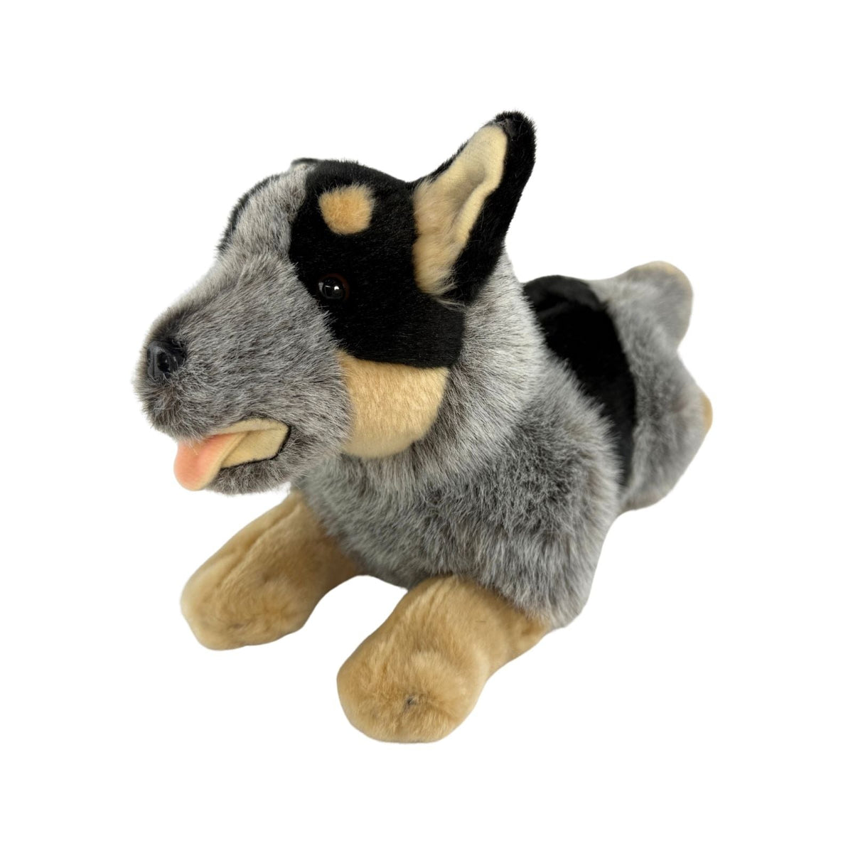 Bocchetta Rusty 28cm Floppy Blue Heeler Cattle Dog Puppy Plush Toy (Australian Stuffed Animal Gift)