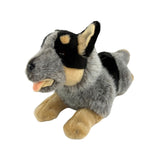 Bocchetta Rusty 28cm Floppy Blue Heeler Cattle Dog Puppy Plush Toy (Australian Stuffed Animal Gift)