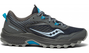 Saucony Excursion TR15 Womens Running Shoes - Shadow/Jewel Gris (Trail Sneakers/Runners)