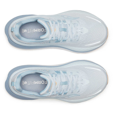 Saucony Womens Hurricane 24 Running Shoes Sneakers Runners - Ice Melt
