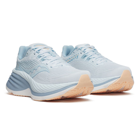 Saucony Womens Hurricane 24 Running Shoes Sneakers Runners - Ice Melt