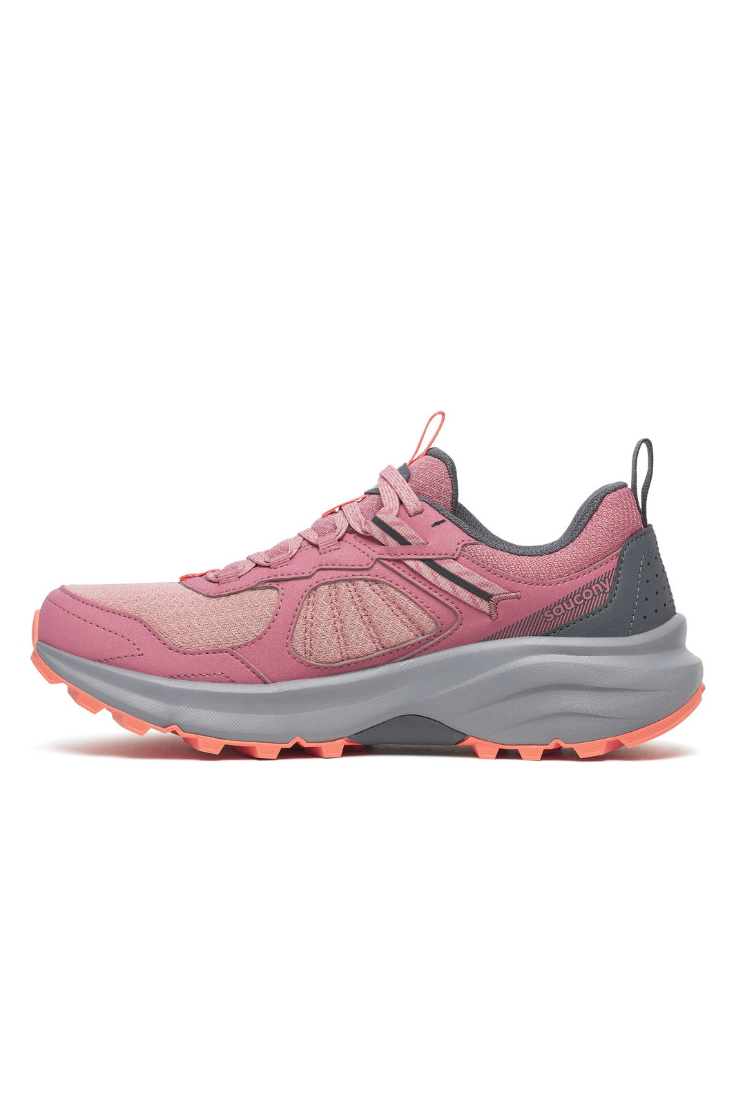 Saucony Excursion TR17 Womens Trail Running Shoes - Mauve/Shadow (Sneakers/Runners)