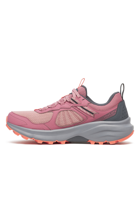 Saucony Excursion TR17 Womens Trail Running Shoes - Mauve/Shadow (Sneakers/Runners)