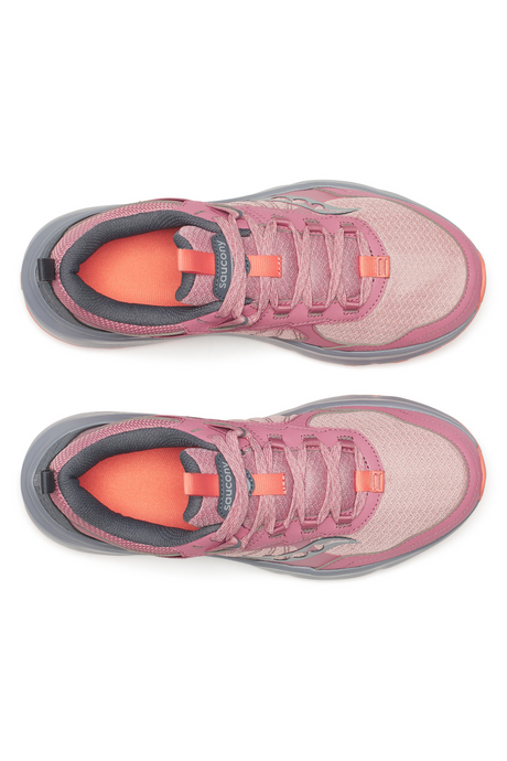 Saucony Excursion TR17 Womens Trail Running Shoes - Mauve/Shadow (Sneakers/Runners)