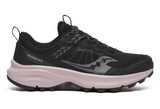 Saucony Womens Excursion TR17 Wide Sneakers Runners Shoes in Black/Woodrose - US 10.5