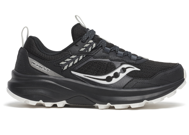 Saucony Excursion TR17 Womens Wide Trail Running Shoes - Black/White (Sneakers/Runners)