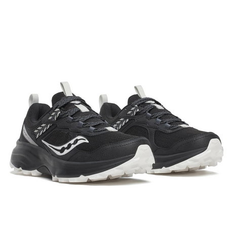 Saucony Excursion TR17 Womens Wide Trail Running Shoes - Black/White (Sneakers/Runners)