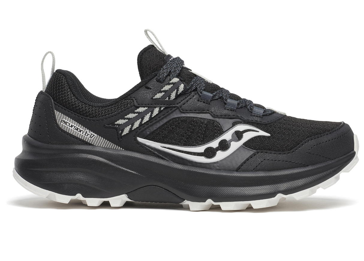 Saucony Excursion TR17 Womens Wide Trail Running Shoes - Black/White (Sneakers/Runners)
