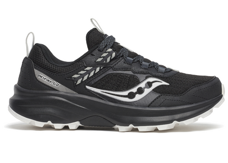 Saucony Excursion TR17 Womens Wide Trail Running Shoes - Black/White (Sneakers/Runners)