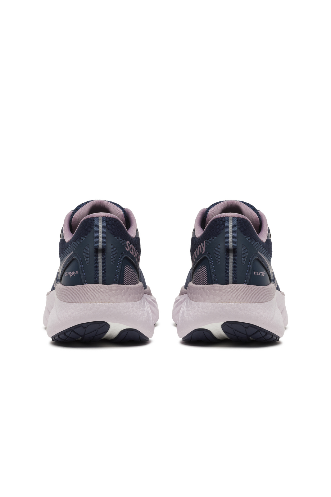 Saucony Womens Triumph 22 Shoes Sneakers Road Running Runners in Navy/Dusk	