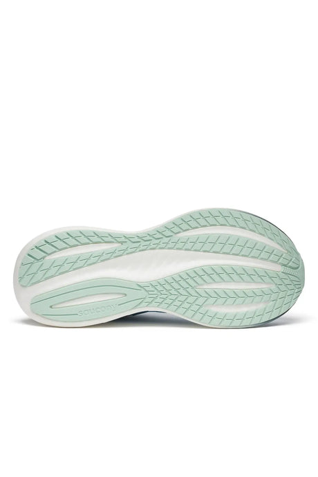 Saucony Womens Triumph 22 Sneakers Shoes in Vizi Blue/Dusk
