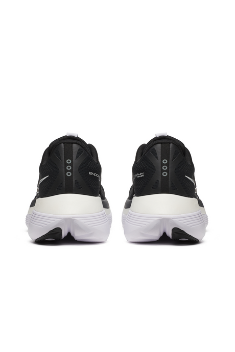 Saucony Womens Endorphin Trainers Sneakers Shoes Runners in Black/White	