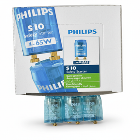 Philips S10 Safety Starters for Fluorescent Lamps Lights - 4 Boxes of 25