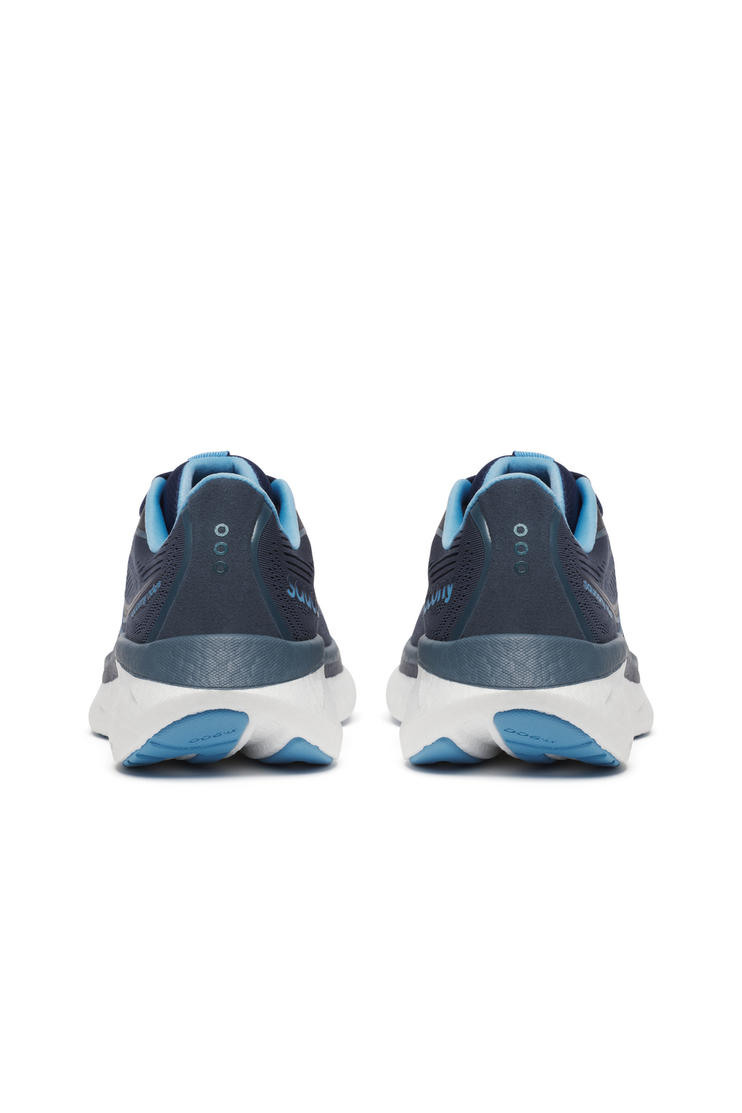 Saucony Womens Ride 18 Sneakers Shoes Running in Dusk/Navy