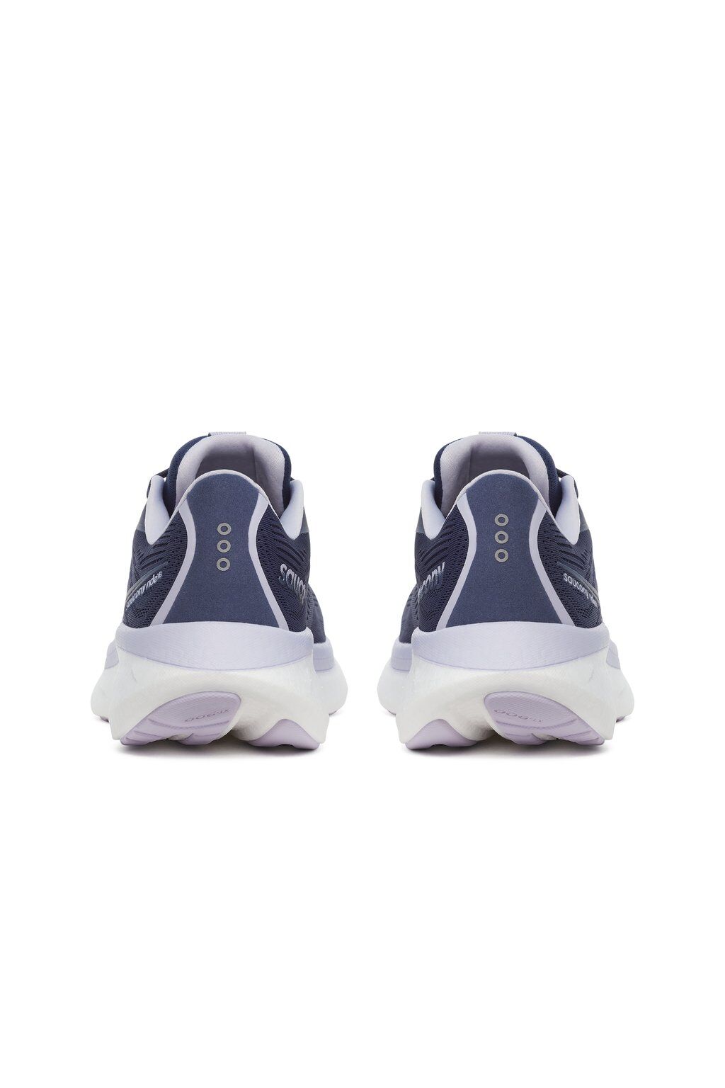 Saucony Womens Ride 18 Shoes Runners Athletic Sneakers Running in Navy/Aster	