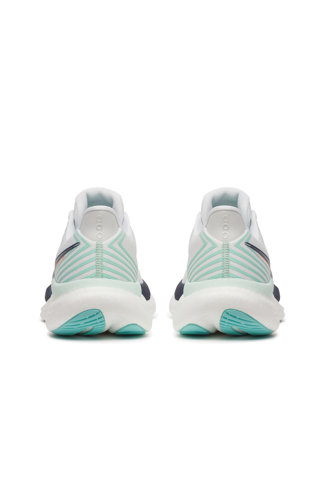 Saucony Womens Triumph 23 Sneakers Runners Running Shoes in White/Navy