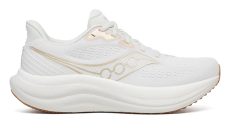 Saucony Womens Triumph 23 Sneakers Runners Shoes in White/Artic - US 10