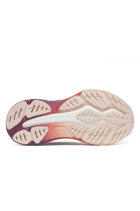 Saucony Womens Hurricane 25 Sneakers Runners Running Shoes in White/Cameo