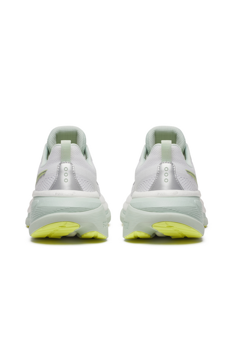 Saucony Womens Hurricane 25 Sneakers Runners Running Shoes in White/Mist