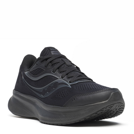 Saucony Cohesion 18 Womens Wide Running Shoes - Triple Black (Sneakers/Runners)