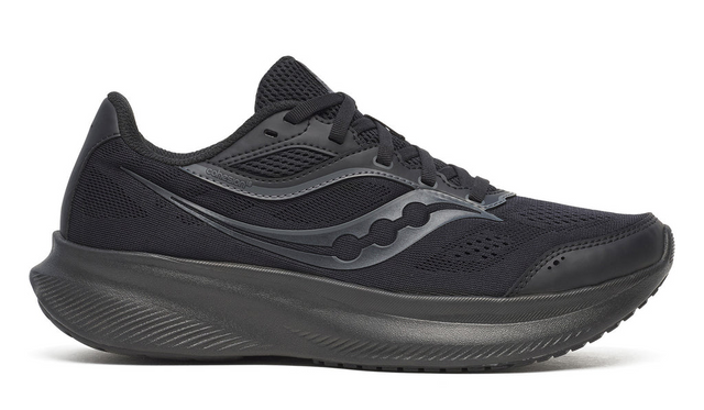 Saucony Cohesion 18 Womens Wide Running Shoes - Triple Black (Sneakers/Runners)