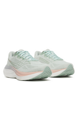 Saucony Womens Ride 19 Sneakers Runners Running Shoes in Mist/Cameo