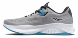 Saucony Mens Guide 15 Lightweight Running Sneaker Athletic Shoes - Alloy/Topaz 