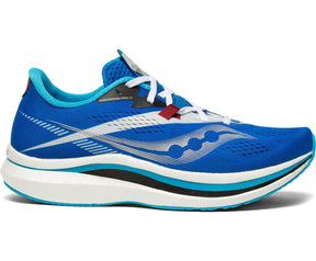 Saucony Endorphin Pro 2 Mens Running Shoes - Royal/White (Carbon Plate Sneakers/Runners)