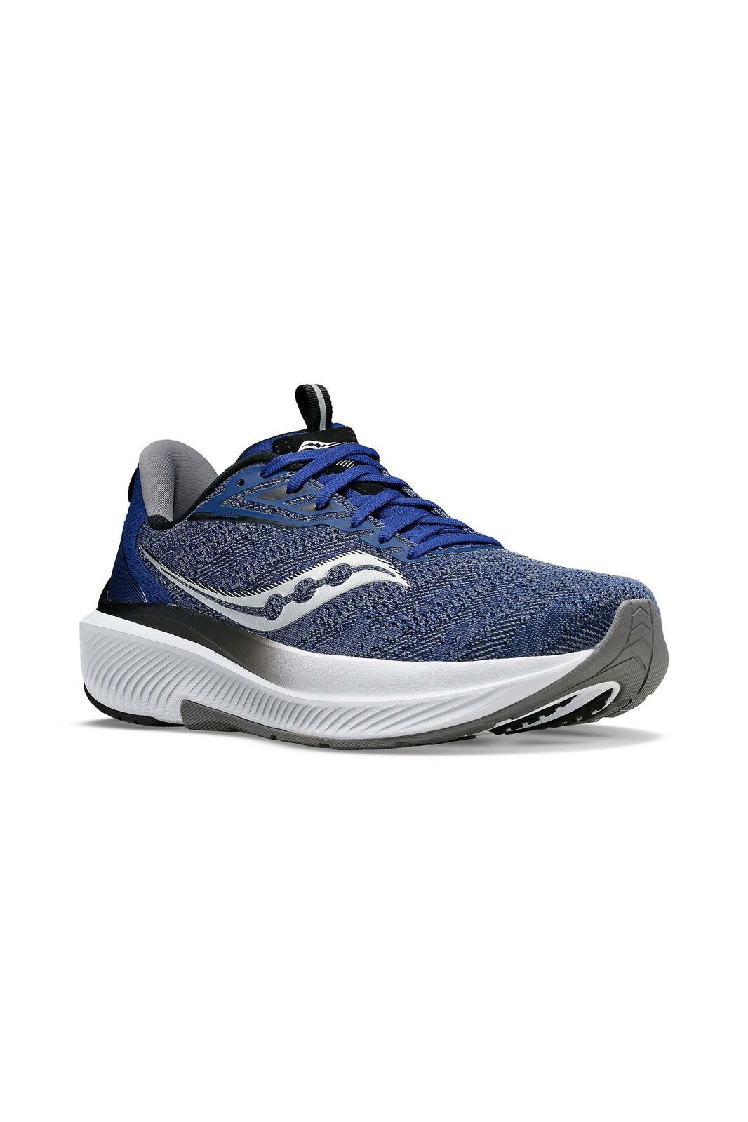 Saucony Echelon 9 Mens Wide Running Shoes - Indigo/Black (Sneakers/Runners)
