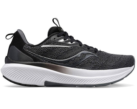 Saucony Mens Echelon 9 X-Wide Extra Wide Shoes Sneakers Runners in Black/White - US 12