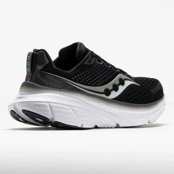 Wide Saucony Guide 17 Mens Running Shoes Stability Support - Black White