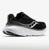 Wide Saucony Guide 17 Mens Running Shoes Stability Support - Black White