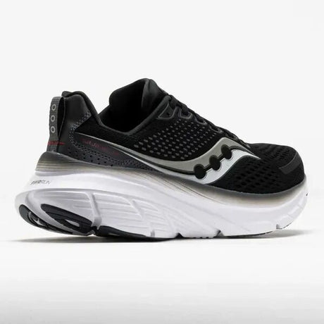 Wide Saucony Guide 17 Mens Running Shoes Stability Support - Black White