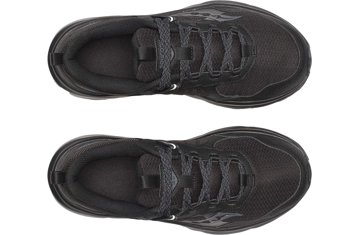 Saucony Excursion TR17 Mens Wide Trail Running Shoes - Triple Black (Sneakers/Runners)