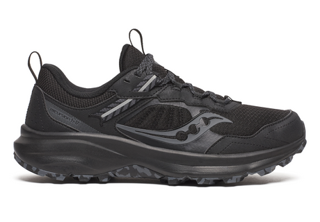 Saucony Excursion TR17 Mens Wide Trail Running Shoes - Triple Black (Sneakers/Runners)