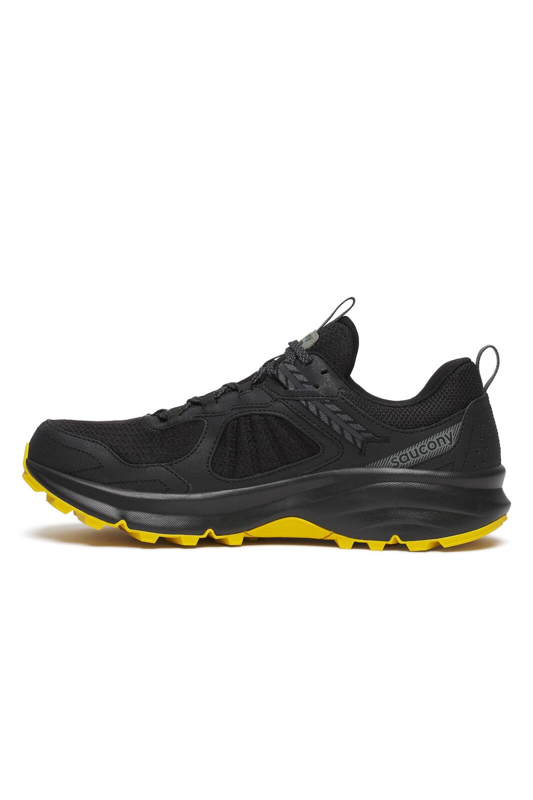 Saucony Excursion TR17 GTX Mens Gore-Tex Trail Running Shoes - Black/Oak (Sneakers/Runners)