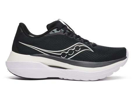 Saucony Mens Endorphin Trainer Sneakers Shoes Runners in Black/White