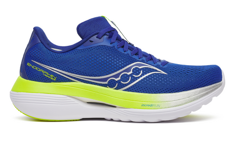 Saucony Mens Endorphin Trainers Sneakers Runners Shoes in Lapis/Citron - US 12